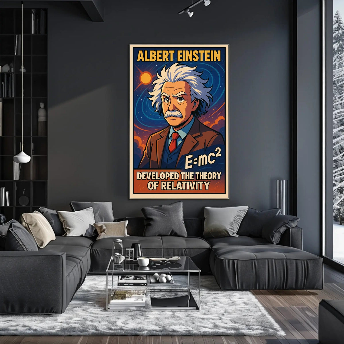 Albert Einstein Theory Of Relativity Poster