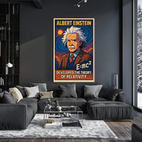 Albert Einstein Theory Of Relativity Poster