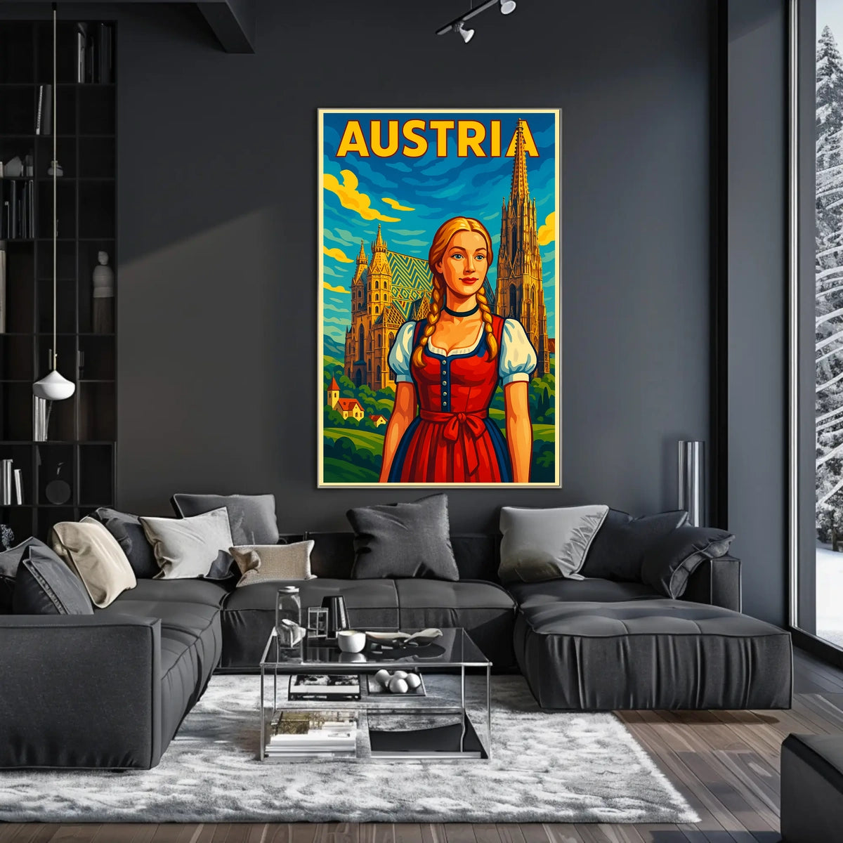 Austria Travel Poster