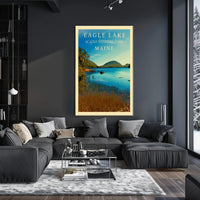 Eagle Lake Scenic View National Park Poster