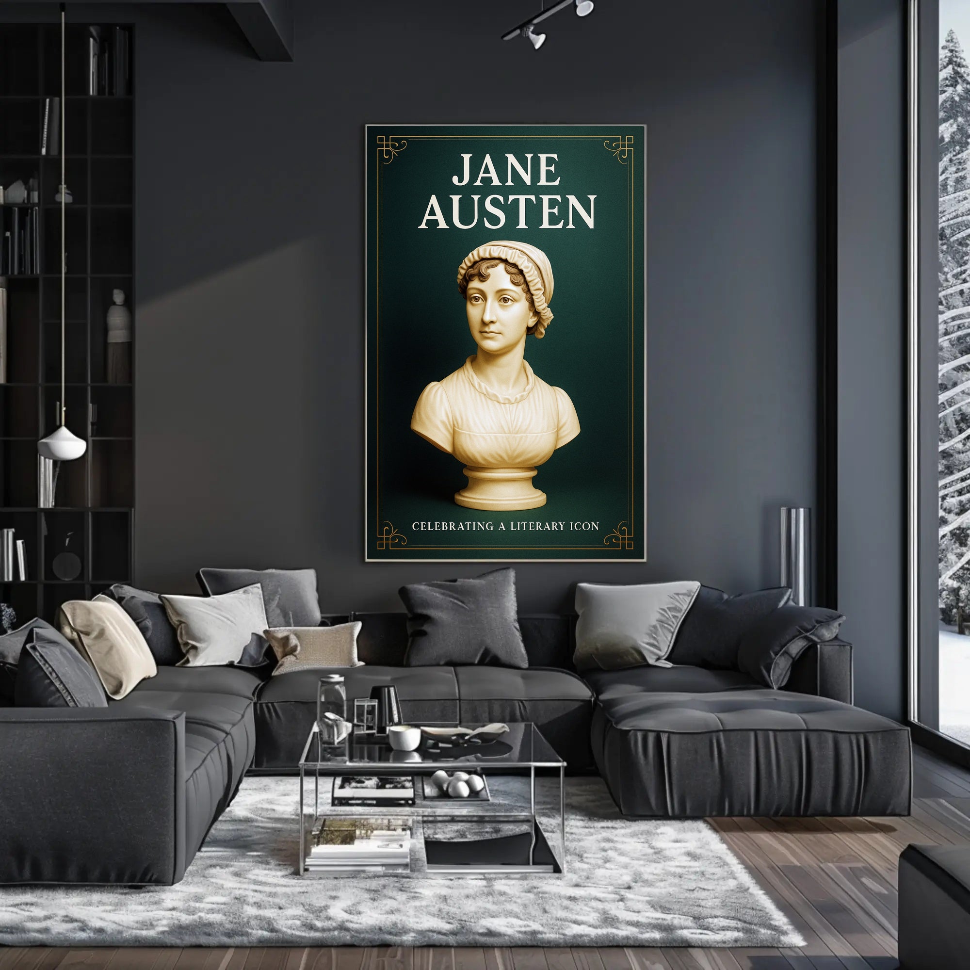 Jane Austen Celebrating a Literary Icon Poster PosterGoat