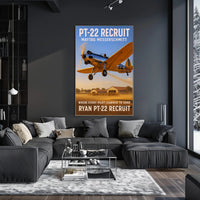 PT-22 Recruit Aviation Training Poster PosterGoat