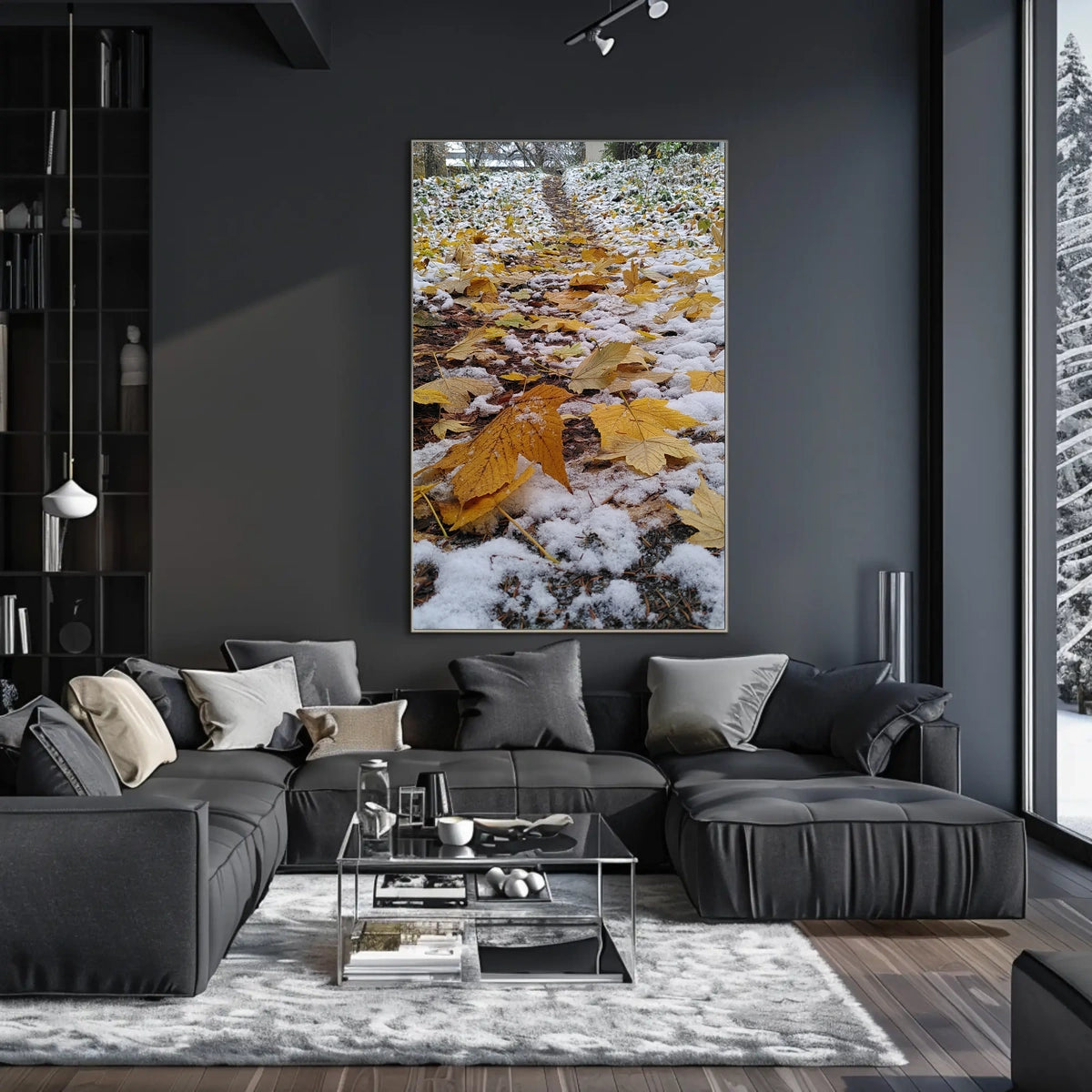 AutumnS First Snow Poster