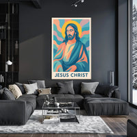 Jesus Christ Artistic Representation Poster