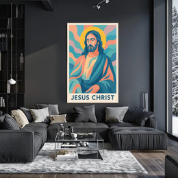 Jesus Christ Artistic Representation Poster