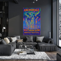 Anchorage Northern Glow Winter Festival Poster