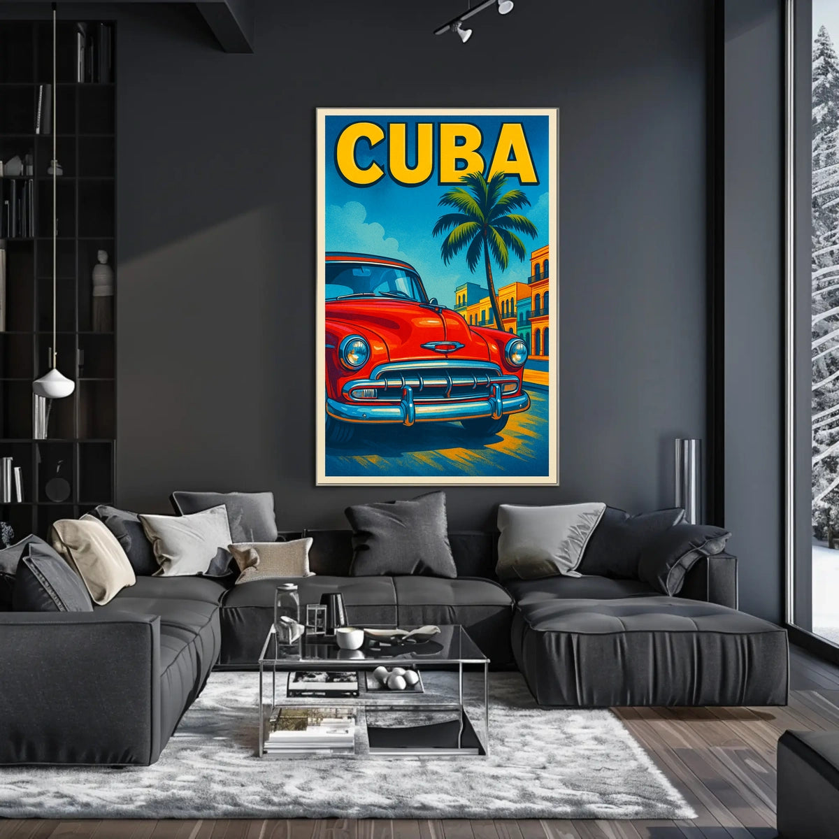 Vintage Cuba Travel Vintage Poster
