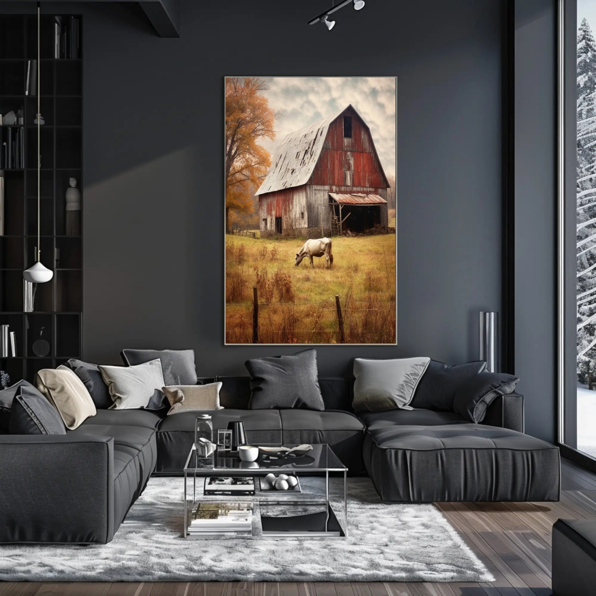 Tranquil Countryside Scene Poster