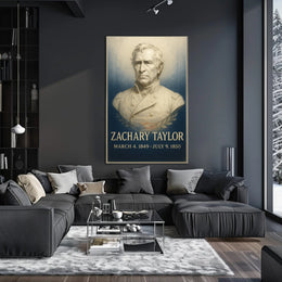Zachary Taylor Presidential Term Poster PosterGoat