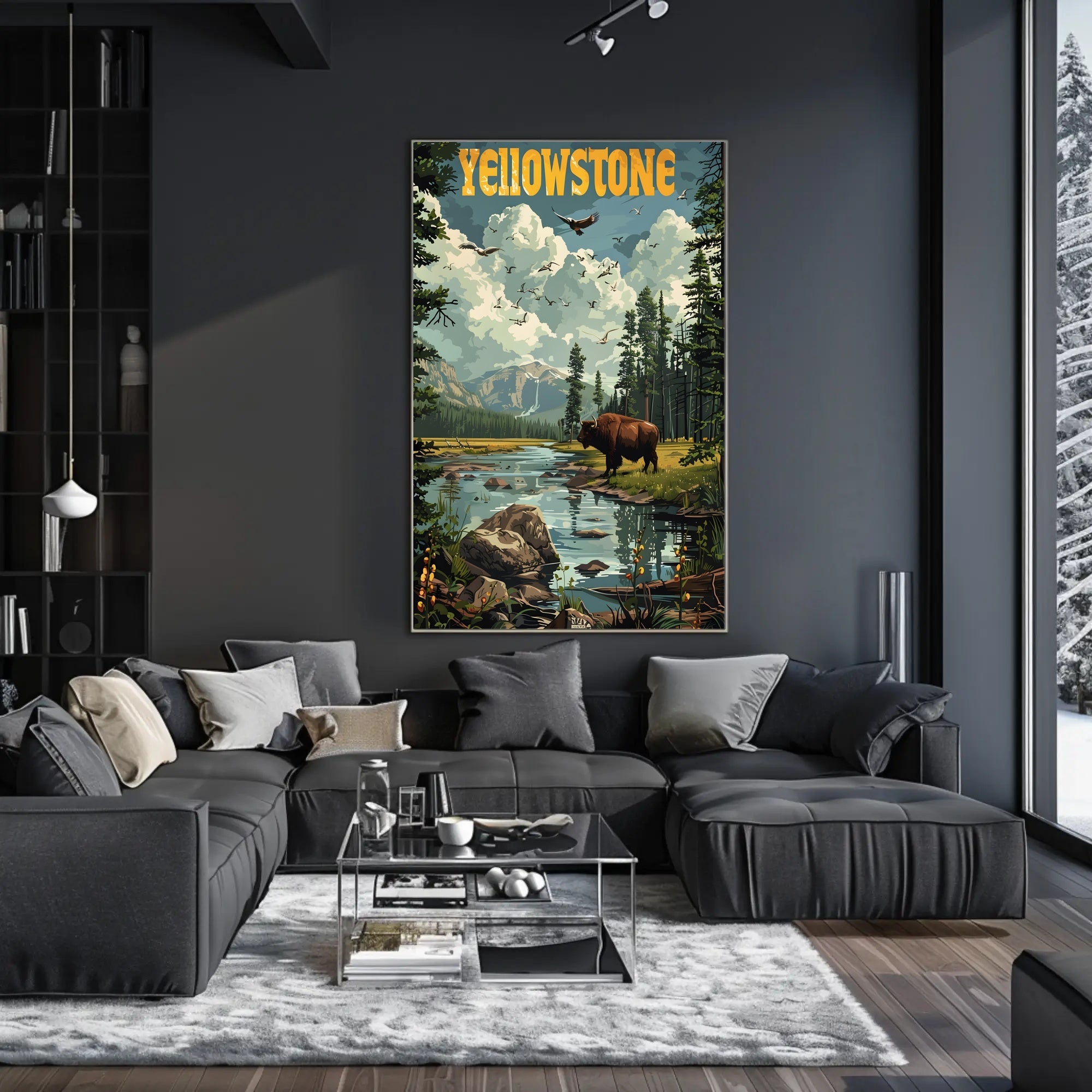 Yellowstone National Park Poster