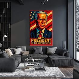 46Th President Of The United States Poster Wall Art Decor