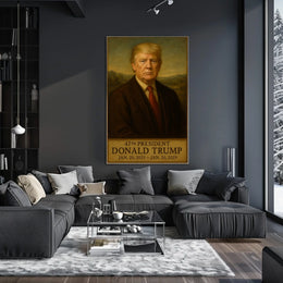 Donald Trump Visionary Republic Cinematic Poster