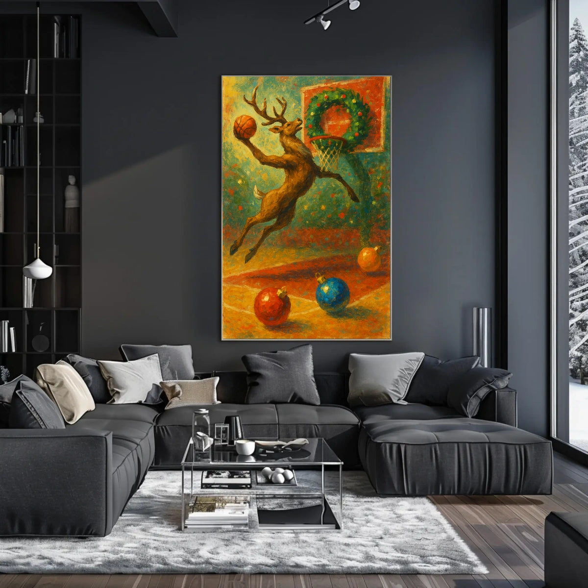 Holiday Hoops Poster