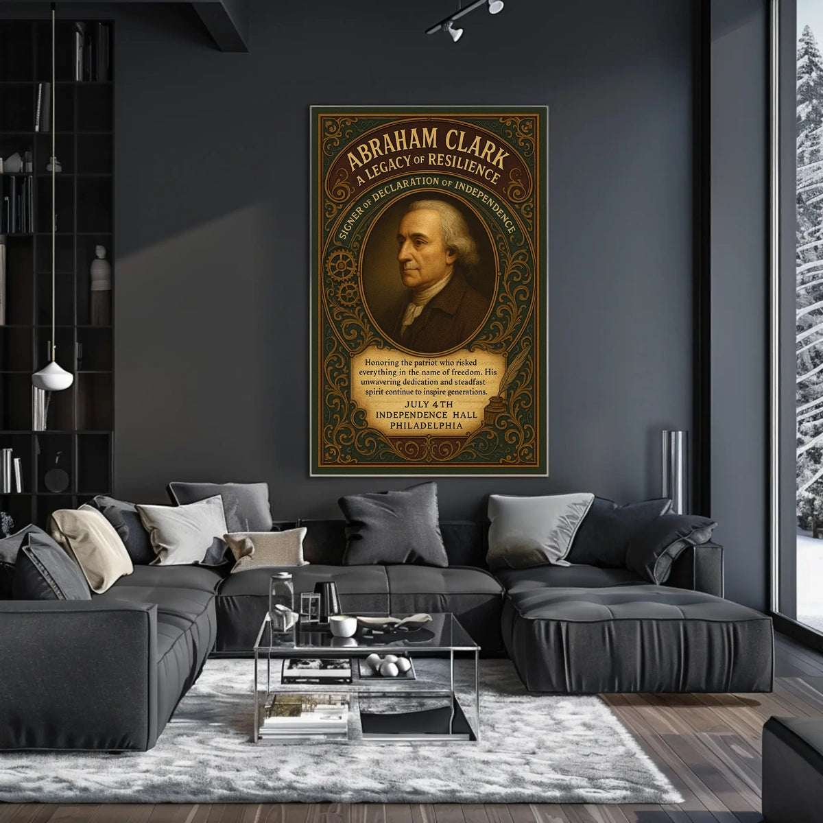 Abraham Clark A Legacy of Resilience Poster