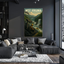 West Virginia Landscape Poster