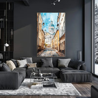 Finland Helsinki Cathedral Street View Poster