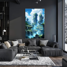 Enchanted Waterfalls Poster