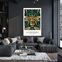 Victorian Era Bee Artistry Heritage William Morris Art Poster