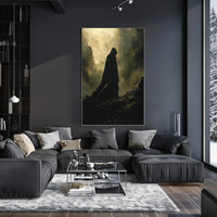 The Shadowed Wanderer Art Print Poster for Home Decor Lovers PosterGoat