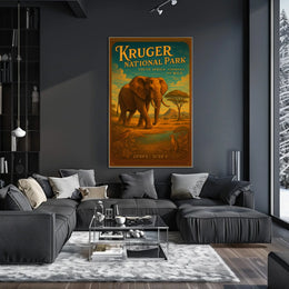 Kruger National Park Experience the Wild Poster