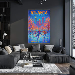 Atlanta Southern Snowfall Poster