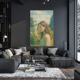 Saint Elizabeth Rose Feast Day Poster