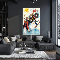Winter Fun In Switzerland Poster