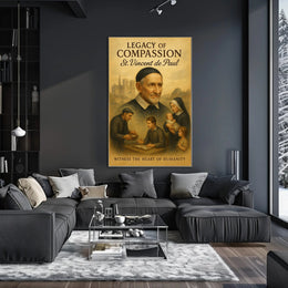 St. Vincent de Paul Compassionate Legacy Historical Poster PosterGoat