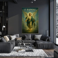 St. Raphael The Healer Poster Wall Art PosterGoat
