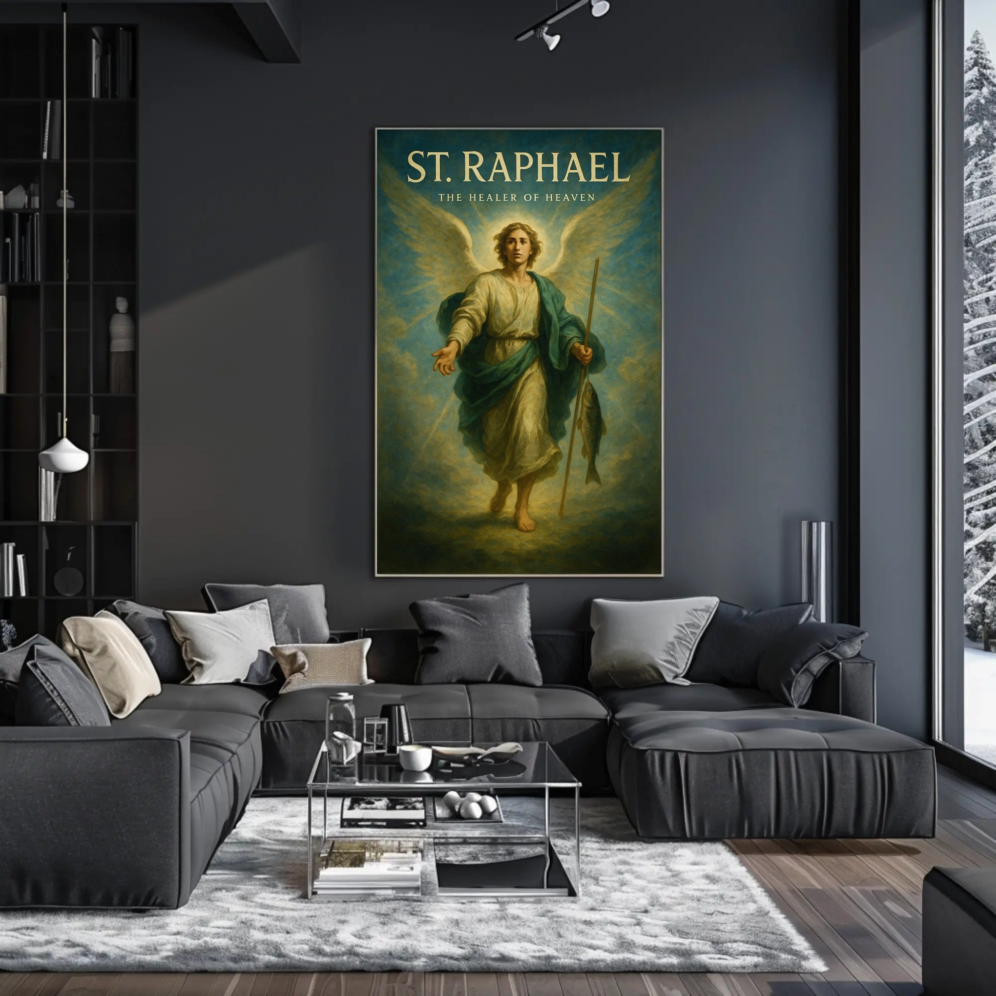 St. Raphael The Healer Poster Wall Art PosterGoat