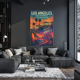 Los Angeles City Of Angels Poster