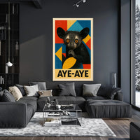 Aye-Aye Art Poster