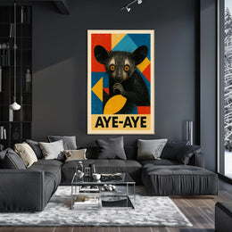 Aye-Aye Art Poster