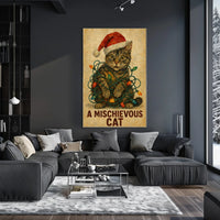 A Mischievous Cat Poster