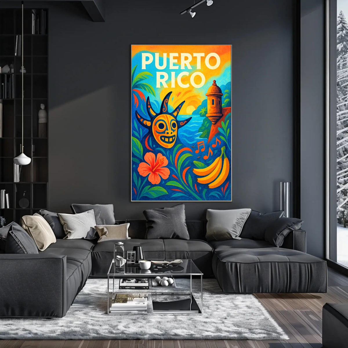Vibrant Puerto Rico Poster
