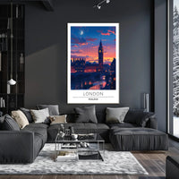 London Sunset with Big Ben Urban or Cityscape Poster