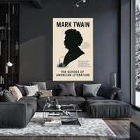 Mark Twain The Echoes of American Literature Poster