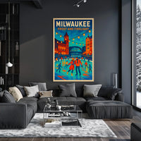 Milwaukee Frost And Firelight Poster
