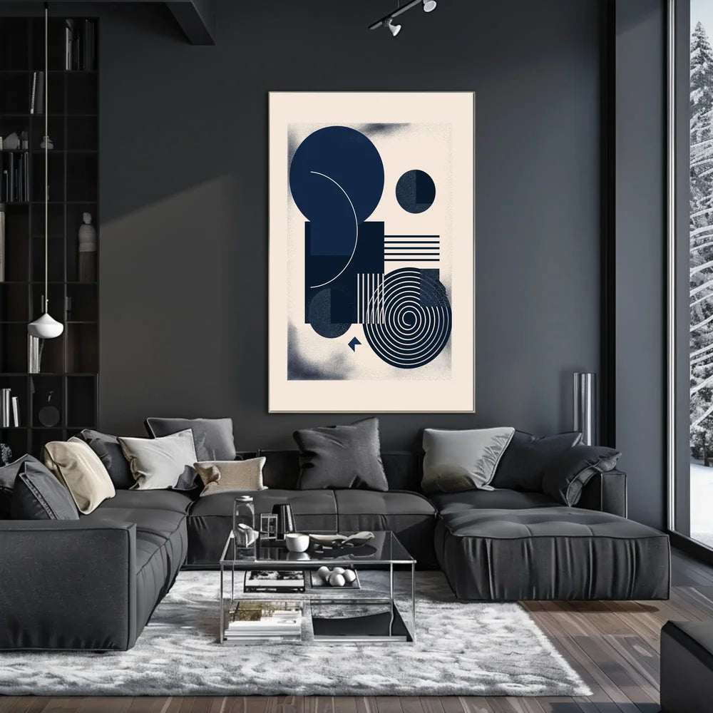 Vintage Architectural Silhouettes Art Poster