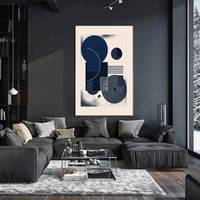 Vintage Architectural Silhouettes Art Poster