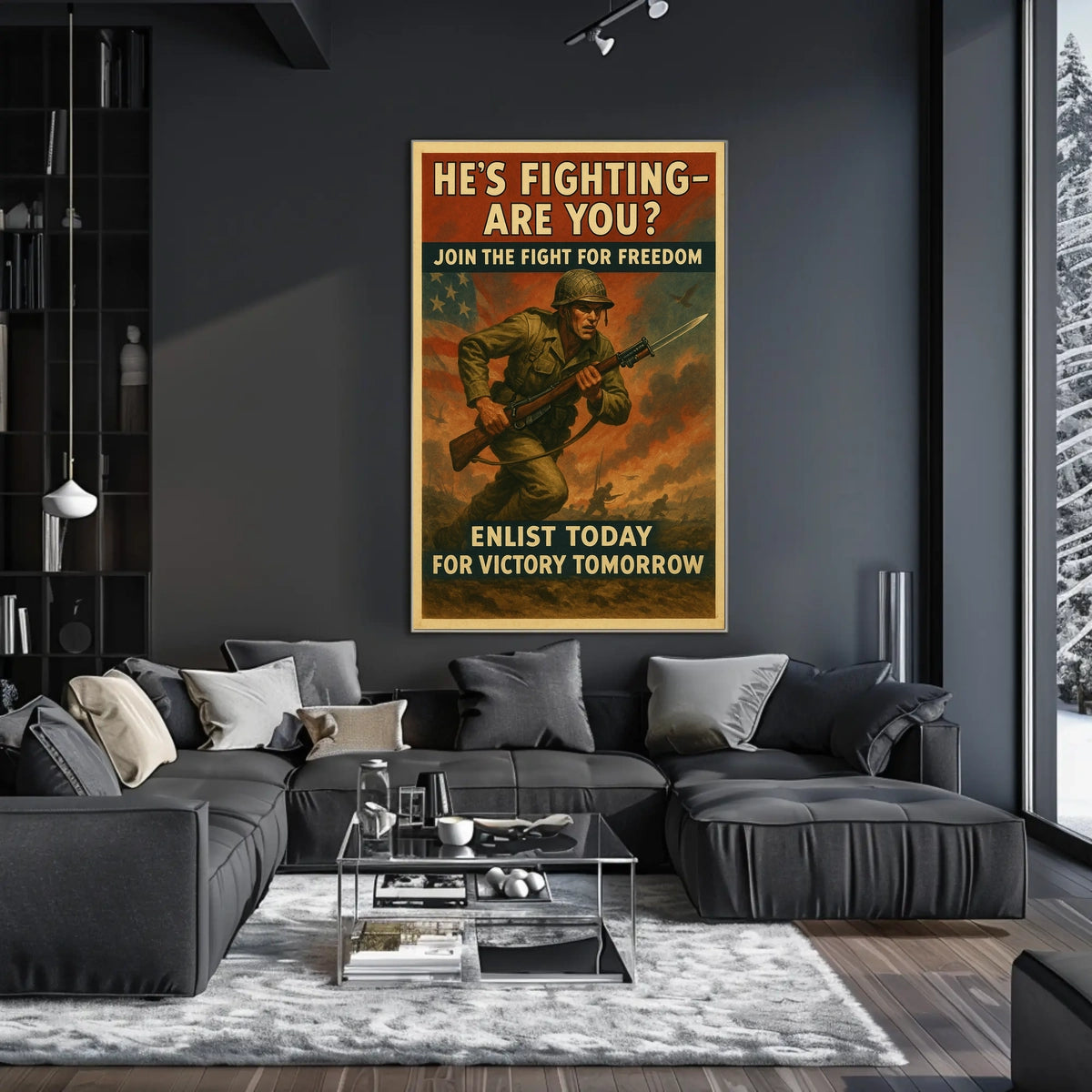Join the Fight for Freedom Poster