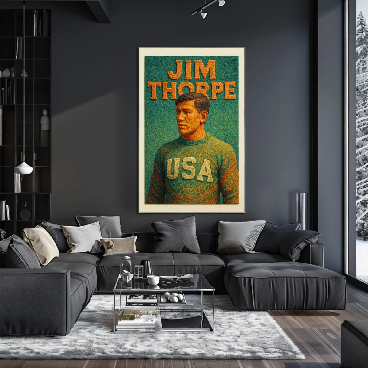 Jim Thorpe Tribute Poster