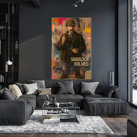 Sherlock Holmes Detective Vintage Art Poster - Pop Culture Poster