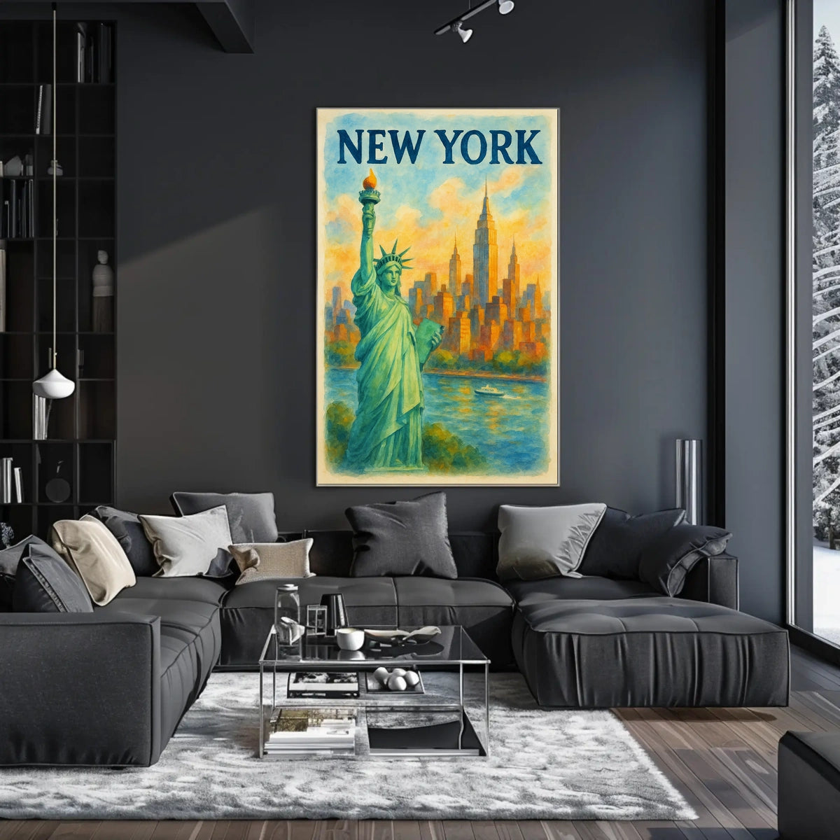 New York Cityscape Poster