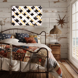 Abstract Checkered Art Poster