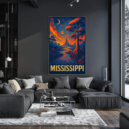 Mississippi Dreamscape Poster