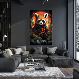 The Adventurous Red Panda Poster
