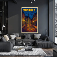 Montréal Nightscape Poster