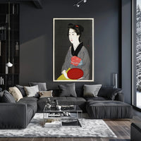 Traditional Japanese Kimono Art Print - Cultural or Heritage Poster