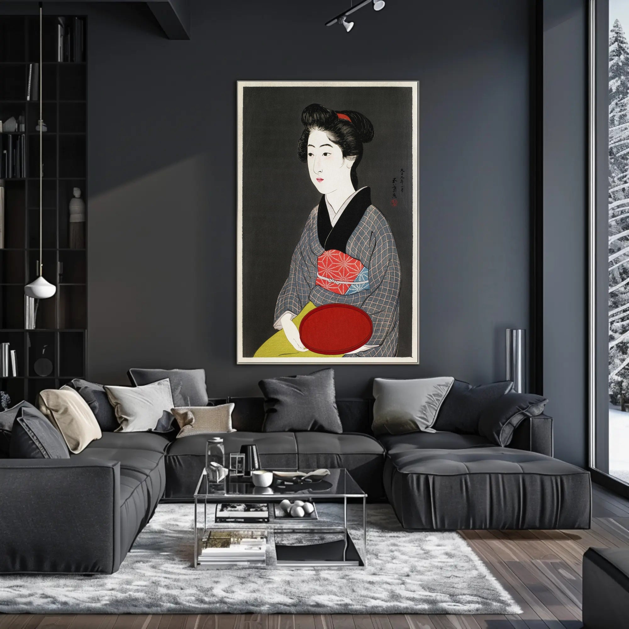 Traditional Japanese Kimono Art Print - Cultural or Heritage Poster